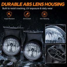G-PLUS Fog Lights for GMC Sierra 1500 2500HD 3500 2003-2006 Product Features