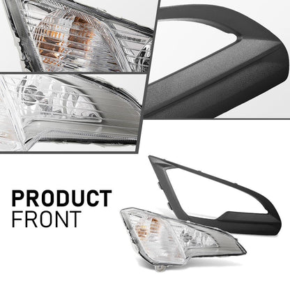G-PLUS Front Fog Lights Pair Compatible with Ford EcoSport 2018 2019 2020 2021 2022 GN1Z15266AA, GN1Z15266AB, GN1Z15266BC, GN1Z15266BD, N1Z15266AA, GN1Z15266AB 2PCS White