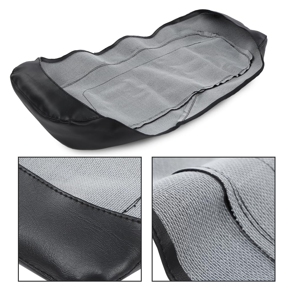 G-PLUS Pair Plain Hard Leather Saddlebag Speaker Lid Covers Fit 1993-2013 Touring Road King Electra Road Street Glide