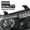 G-PLUS LED Headlights Halogen Headlamps Compatible with Toyota Tundra 2007-2013,Fit Toyota Sequoia 2008-2017 Clear Lens Black Housing Clear Reflector,faros delanteros