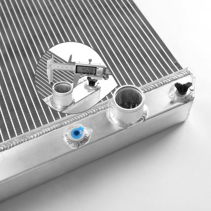 Aluminum Racing Radiator Compatible For Pontiac GTO/Tempest/LeMans 1964 1965 1966 1967+12" Cooling Fan