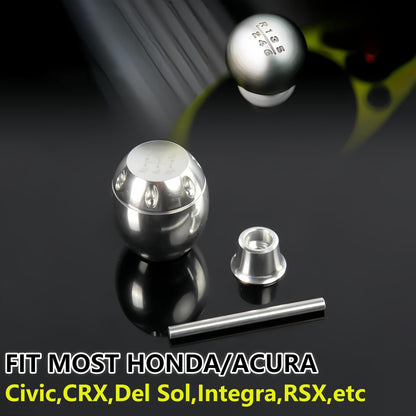 G-PLUS 5 Speed Type R Gear Shift Knob Shifter Lever Stick Head Compatible with Most Honda/Acura with 10x1.5 Pitch Thread (Civic, CRX, Del Sol, Integra, RSX, etc)