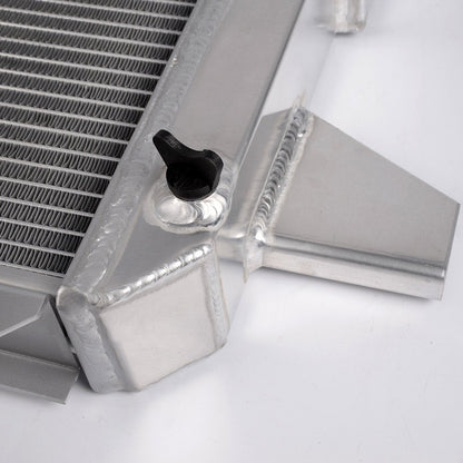 Aluminum Racing Performance Radiator Stop Leak Compatible For FORD F150/F250/BRONCO 5.0L/5.8L/7.5L V8 1985-1996