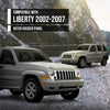 G-PLUS Outer Rocker Panel Pair Compatible with Jeep Liberty 4 Door 2002 2003 2004 2005 2006 2007 Gray