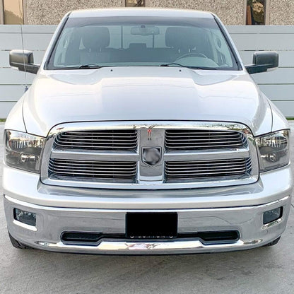 G-PLUS Front Bumper Fog Lights Compatible With Dodge Ram 1500 2009 2010,Compatible With Ram 1500 2500 3500 2011-2012 W/Halogen Bulbs Clear Lens