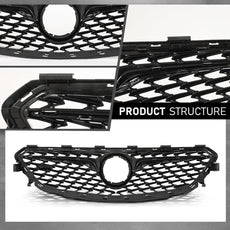 G-PLUS Front Bumper Grille Chrome Trim Compatible with Buick Regal Sportback 2018-2020 Black Product Features
