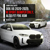 G-PLUS Side Skirts Pair Compatible with BMW G06 X6 2020 2021 2022 2023 2024 2025 M Sport Bumper Only, Also Fit F96 X6M Gloss Black