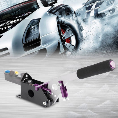 Universal Hydraulic Handbrake Drift E-Brake Racing Hand Brake Lever Purple Metal
