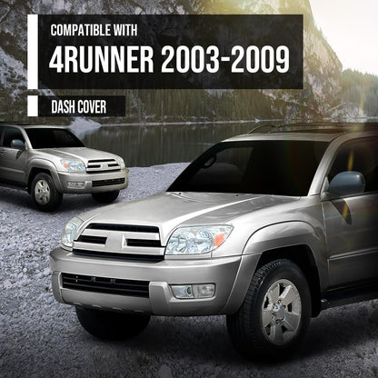 G-PLUS TPE Dashboard Dash Cover Black Compatible with Toyota 4Runner 2003-2009