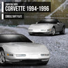 G-PLUS Console Shift Plate Manual Trans Compatible with Chevy Corvette C4 1994 1995 1996 Black