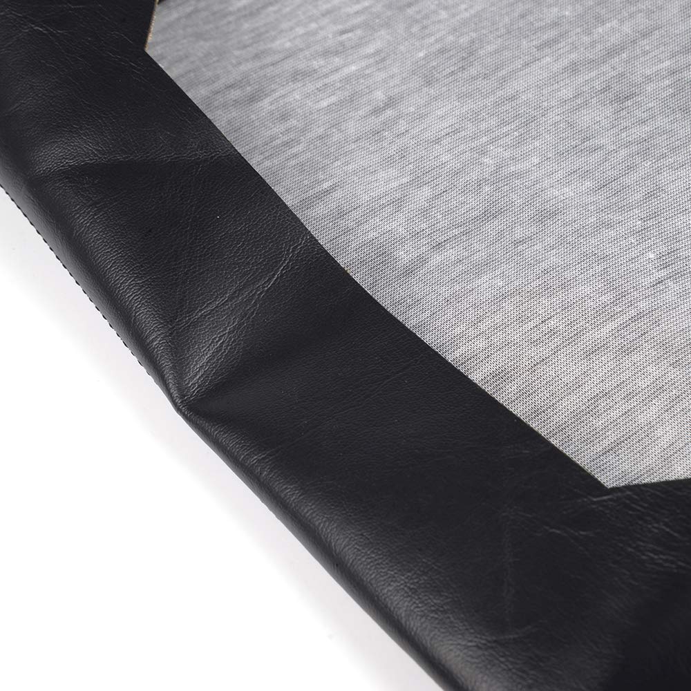 G-PLUS Leather Console Lid Armrest Cover Compatible with 2007-2013 Tahoe Suburban Silverado AZ-3 Black