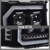 G-PLUS Headlights Assembly Compatible with GMC Sierra 1500 2007-2013 /Fit for GMC Sierra 3500HD 2007-2014