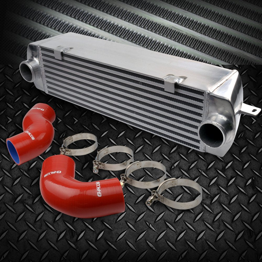 Replacement For BMW E90 E92 N54 335 335i 2006-2011 / E80 E82 135 135i 2008-2011 Twin Turbo Aluminum Performance Intercooler With Intercooler Piping Kit