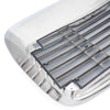 Compatible For Freightliner Columbia 2000-2008 Chrome Triple Plated Front Hood Radiator Grill Grille With Bug Screen Replaces A1715251002 A1715251003