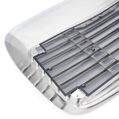 Compatible For Freightliner Columbia 2000-2008 Chrome Triple Plated Front Hood Radiator Grill Grille With Bug Screen Replaces A1715251002 A1715251003