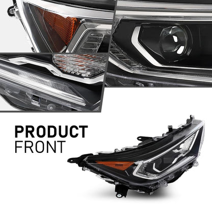 G-PLUS LED Headlights Assembly Front Headlamps Left & Right Pair Compatible with Toyota RAV4 XLE Hybrid XSE/Limited 2019-2022 81150-0R162, 811500R162,faros delanteros