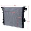 Aluminum Cooling Radiator 2957 Compatible For Jeep Wrangler JK Rubicon Sahara Islander 3.6L 3.8L 2007-2018