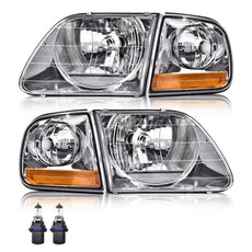 G-PLUS Headlights for Ford F150 1998-2003 F250 1988-1999