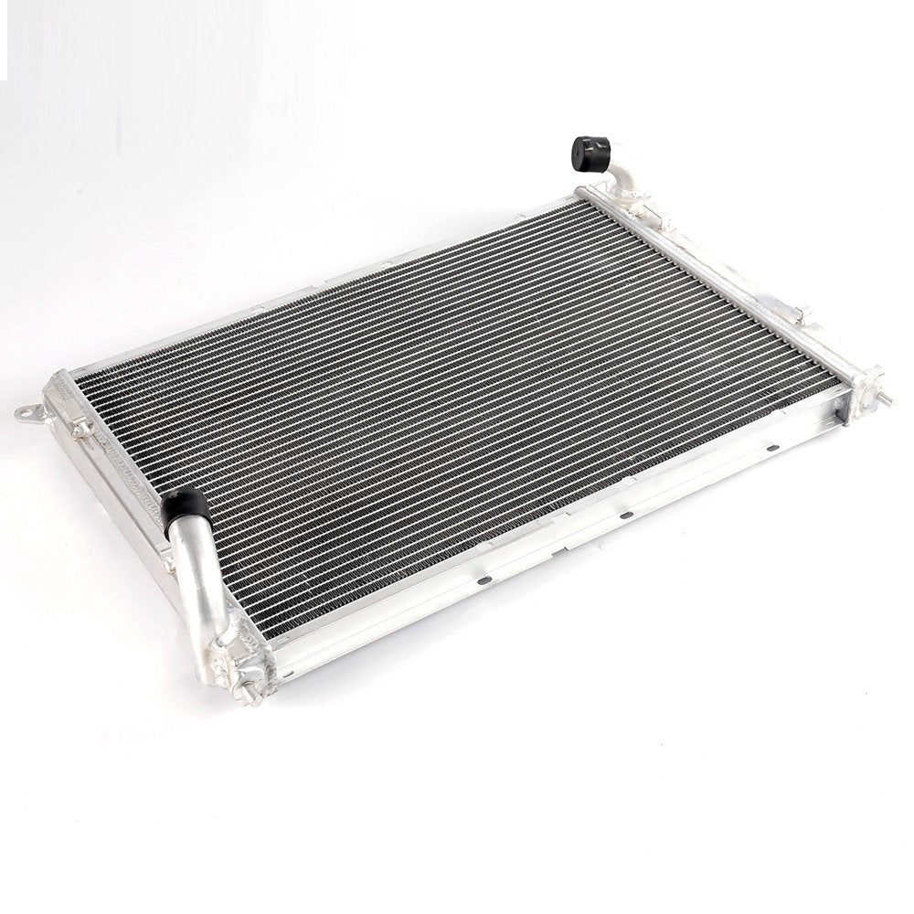 2 Row Core Radiator Compatible For MINI COOPER S 1.6L MT Supercharged R52 R53 2002 2003 2004 2005 2006 2007 2008 Aluminum Racing Performance Radiator Replacement