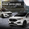 G-PLUS Front Fog Lights Lamp Cover Chrome Trim Bezel Compatible with Ford Edge 2019-2022 KT4Z15266CA, KT4Z15266CB Black