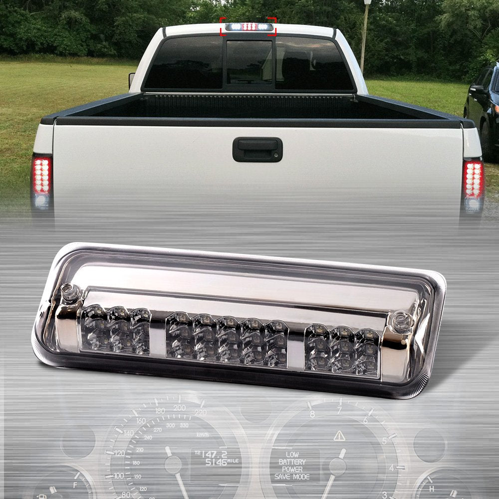 G-PLUS Rear Third Brake LED Tail Light Compatible With 2004-2008 Ford F150 Explorer 3RD Cargo Lamp, Clear Lens