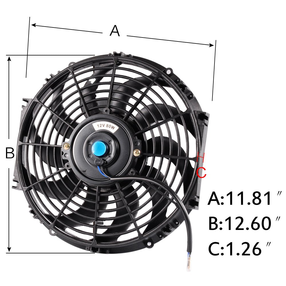 Aluminum Racing Radiator + 12" Cooling Fan Compatible For LEXUS IS300 3.0L L6 MANUAL 2001 2002 2003 2004 2005