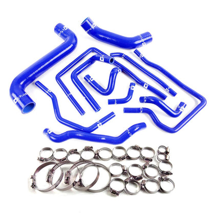 G-PLUS Silicone Radiator Coolant Hose Kit Clamps Compatible With 2002-2007 Subaru Impreza WRX/STi GDA/GDB EJ207, Blue 3-Ply Nylon Silicone