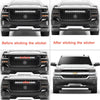 G-PLUS Precut Vinyl Tint Cover Compatible with 2016 2017 2018 Chevy Silverado Headlights Headlamps (35% Light Smoke)