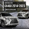 G-PLUS LED Fog Light Pair Right Passenger & Left Driver Compatible with LX GX460 2014-2023 8122060110, 8121060190 Black