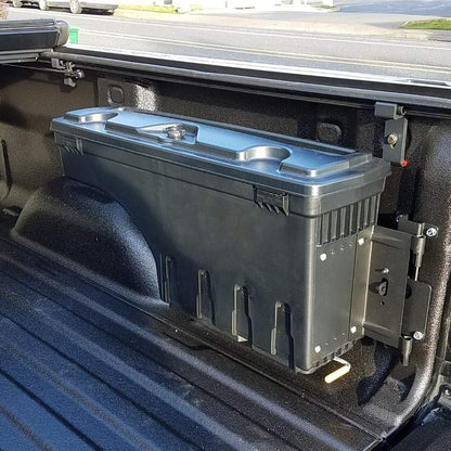 G-PLUS Pair Lockable Toolbox Storage Box Case Compatible For Dodge 2002-2018 Ram 1500 2500 3500 Truck Bed Storage Box