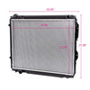 G-PLUS Aluminum Cooling Radiator Compatible With 2000-2006 Toyota Tundra 3.4L 4.0L V6