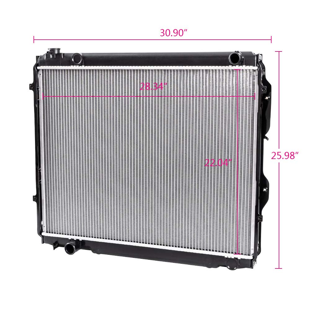 G-PLUS Aluminum Cooling Radiator Compatible With 2000-2006 Toyota Tundra 3.4L 4.0L V6