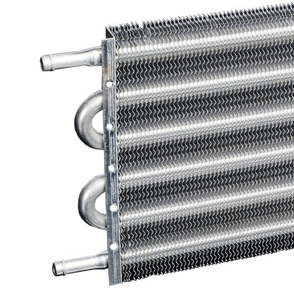 G-PLUS 6 Row AN6 Aluminum Engine Transmission Racing Oil Cooler with Mounting Kit Silver, Compatible with Universal Car Truck Trans Full
