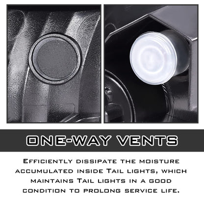 G-PLUS Rear Right Tail Light Assembly Compatible with Toyota Tacoma 2016-2023, Right Passenger Side Rear Brake Lamp, Red Lens Clear Housing, 8156004170, 8155004170