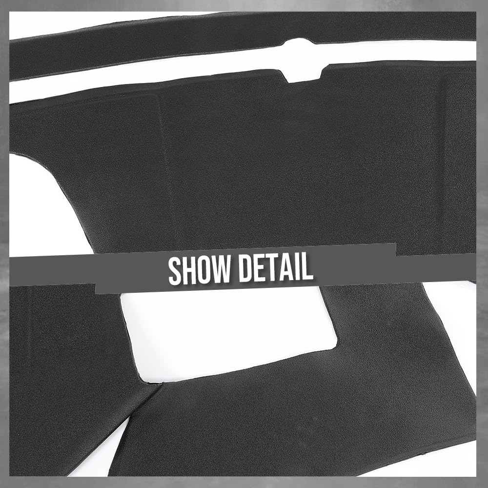 G-PLUS TPE Dashboard Dash Cover Compatible with Hyundai Sonata 2011-2014 Instrument Dash Board Cover Black
