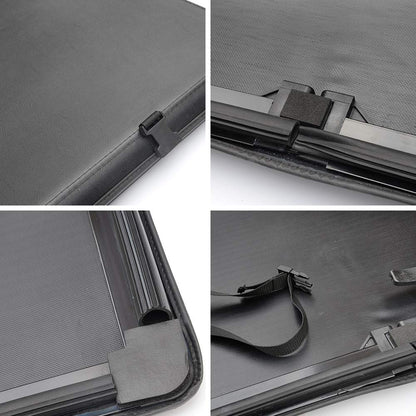 G-PLUS T3 Lock Tri-Fold 5Ft Truck Tonneau Cover Replacement for 2015-2021Chevy Colorado/GMC Canyon,Extra Short Bed 5' Black