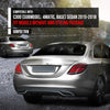 G-PLUS Rear Bumper Molding Chrome Compatible with Benz C300 Sedan 2015-2018 Fit Models Without AMG Styling Package 2058851621, MB1144119 Silver