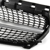 Diamond Star Front Bumper Mesh Grille Compatible with W117 CLA Class CLA180 CLA200 CLA250 CLA45 AMG 2014-2016 Silver Hood Upper Grille Assembly