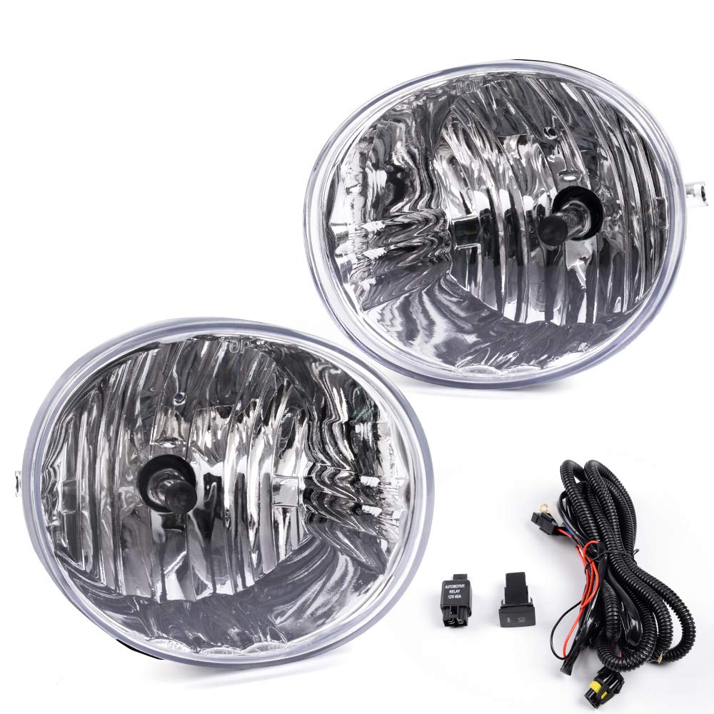 Compatible with Toyota RAV4 2004-2005 /Compatible with Avalon 2005-2007 / 4Runner 2006-2009 / Compatible with Lexus ES330 2005-2006 Front Briving Fog Light Lamps + 9006 Bulbs Switch Wiring