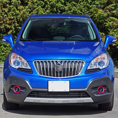 G-PLUS Projector Fog Lights Compatible With 08-17 Chevy Saturn Malibu Buick Envision/08-13 CTS (NOT Fit V models) LH/RH Driving Fog Lamp 2PC