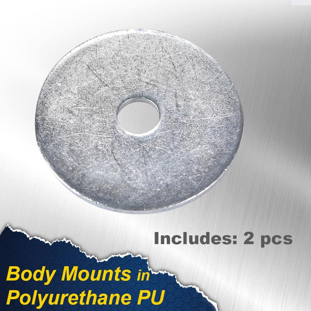 G-PLUS Body Mounts in Polyurethane PU Compatible With 1999-2017 F250 F350 Super Duty 2WD/4WD,Body Cab Mounts Bushings Kit (Blue)