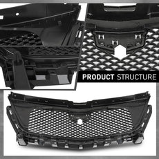 G-PLUS Front Bumper Grille for Cadillac XT6 2020-2021 Black Chrome Product Features