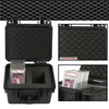 G-PLUS Graded Card Storage Box for BGS PSA SGC FGS Weatherproof Graded Sports Trading Cards(Small, Black)