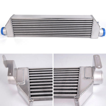 G-PLUS Twin Turbo Aluminum Performance Intercooler Upgrade Kit + Intercooler Pipe Kit Replacement For Home Use VW Golf R GTI MK7 2.0T