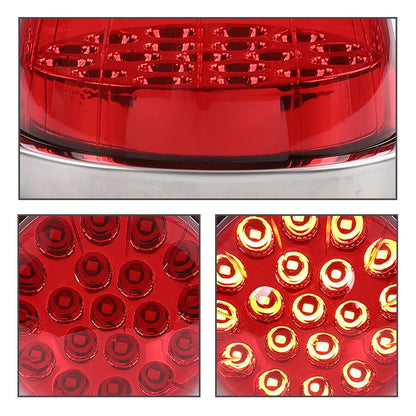 G-PLUS Red Lens Warm White LED Watermelon Marker Turn Signal Light w/Base universal