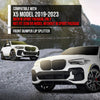 G-PLUS Front Bumper Lip Splitter Spoiler Compatible with BMW X5 Model 2019-2023 with M Sport Package Only, Not Fit X5M or Model Without M Sport Package Front Bumper Lip Splitter Glossy Black