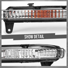 G-PLUS Parking Light Pair for Audi Q7 2007-2009 Black Close-up View