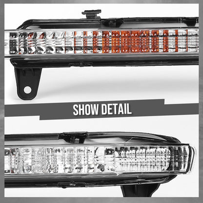 G-PLUS Parking Light Driver and Passenger Side Pair Compatible with Audi Q7 2007 2008 2009 4L0953041A, AU2530103, 4L0953042A, AU2531103 Black