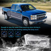 G-PLUS Front Bumper Fog Lights Lamp w/Bulbs & Wire Harness Fit Chevy Silverado/Suburban/Tahoe 2007-2015,Fit Chevy Avalanche 2007-2013,Fit GMC Sierra 2007-2014,Fit GMC Yukon 2010-2014 Clear