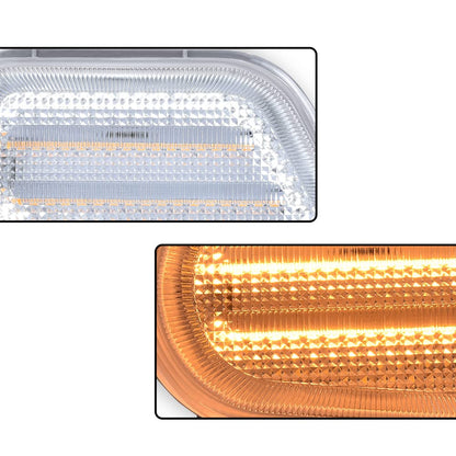 G-PLUS Side Marker Corner Parking Light Compatible With 1998-2002 Pontiac Firebird Trans Am Front Bumper Corner Marker Turn Signal Lamp 10301404 10301405 GM2520177 GM2521177